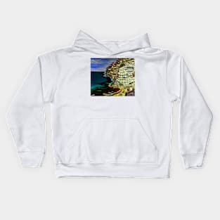 Positano at night. Kids Hoodie